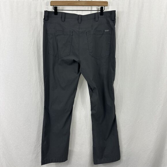 Eddie Bauer Mens Tech Gray Cargo Pants Size 36x30 Outdoor Gorpcore Hiking - Picture 2 of 10